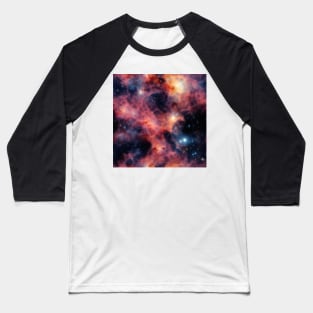 Deep Outer Space Pattern 10 Baseball T-Shirt